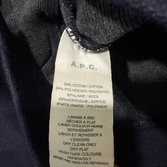 A.P.C. Classic Black Sweatpants - Picture 3 of 5